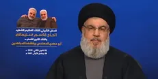 سیدحسن نصرالله: سر ترامپ در حد کفش قاسم سلیمانی هم نیست / تابوت سربازان آمریکایی عمودی آمده‌ افقی باز می‌گردد / حاج قاسم همه جا هست