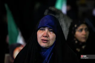 مراسم اجتماع شبانه مردمی در خیابان جمهوری اسلامی
