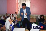 فعالیت جهادگران قرارگاه جهادی دانشگاه آزاد خوزستان در منطقه سیل زده شادگان
