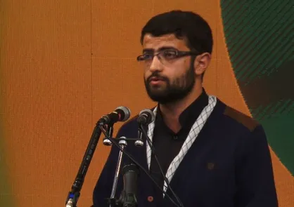 صحبت&zwnj;های دبیر جامعه اسلامی دانشجویان دانشگاه تهران مقابل حجت الاسلام رئیسی