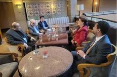 گفتگوی معاون دیپلماسی اقتصادی وزارت خارجه با رئیس بانک بریکس