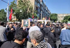 تشییع و تدفین باشکوه «شهید محافظ» در شهرری / سرلشکر سلامی: شهید سردار موسوی شخصیتی کاملا وارسته بود + فیلم