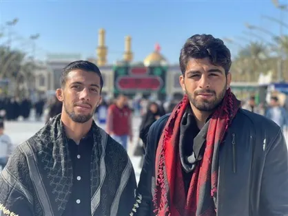 حضور دو مدال آور کشتی فرنگی المپیک در بین الحرمین