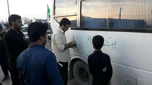 موکب شهدای دانشجو به همت جامعه دانشگاهی خوزستان در مرز چذابه برپا شد