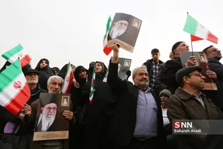 تجمع مردم تهران در دفاع از امنیت، ثبات و اقتدار ایران