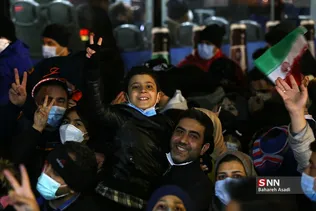 شادی مردم تهران پس از صعود تیم ملی فوتبال به جام جهانی