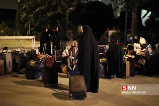 مراسم بدرقه جهادگران دانشگاه تهران
