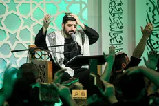 صوت/ شب نوزدهم ماه رمضان ۹۸ در هیات ریحانه الحسین با مداحی بنی فاطمه + فیلم و تصاویر