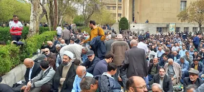 حضور رئیس نهاد نمایندگی مقام معظم رهبری در دانشگاه ها در راهپیمایی روز قدس+ عکس