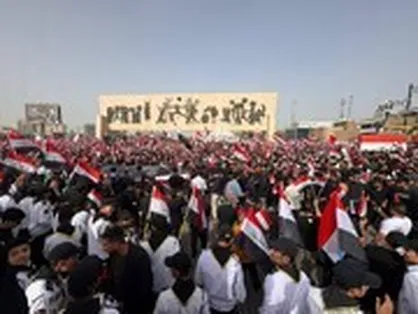 شادی مردم عراق از پیروزی ایران در جنگ تحمیلی آمریکایی صهیونی