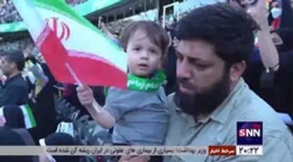 حس و حال مشاور شهردار تهران که با فرزند خود در اجتماع &laquo;سلام فرمانده&raquo; شرکت کرد
