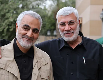 در کنار ابومهدی مهندس