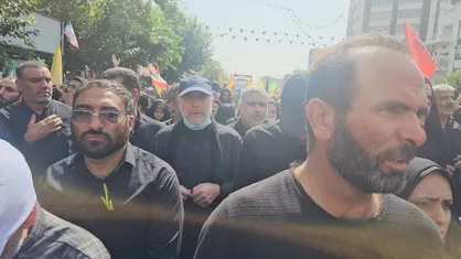 حضور محمدباقر قالیباف در مراسم باشکوه تشییع شهدای اقتدار ایران+ فیلم