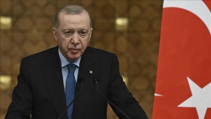 اردوغان وارد جده شد + فیلم