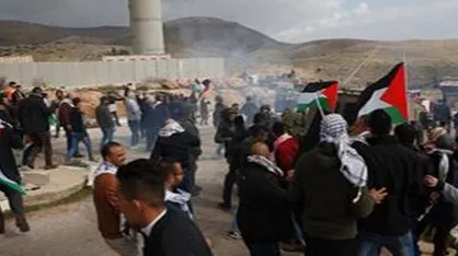 زخمی شدن چند مسئول جنبش فتح در راهپیمایی علیه شهرکسازی&zwnj;ها