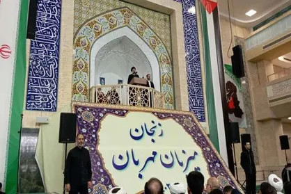 استفاده از جمله من درآوردی &laquo;میزبان مهربان&raquo; در سفر رییس جمهور به زنجان