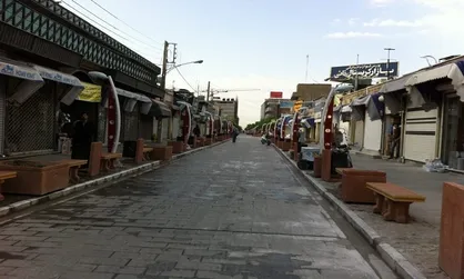 پیاده رو خیابان شوش نونوار شد
