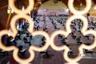 برگزاری امتحان پایان سال مدرسه البرز