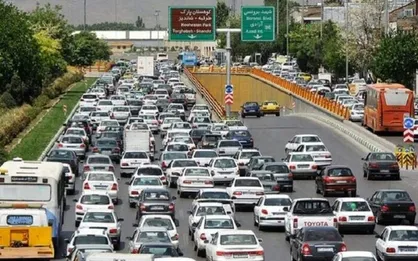 تشریح وضعیت ترافیکی معابر بزرگراهی و اصلی تهران/ نواب پرترافیک بقیه فعلا خلوت