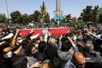تشییع و تدفین پیکر نادر طالب‌زاده در بهشت زهرا(س)