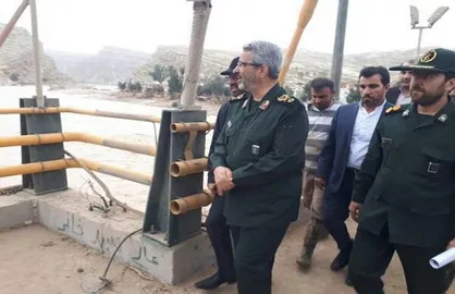 فیلم/ بازدید میدانی سردار غیب پرور از مناطق سیل زده لرستان