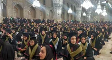 برگزاری جشن فارغ التحصیلی دانشجویان علوم پزشکی در حرم مطهر رضوی