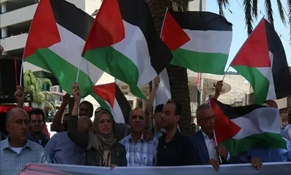تظاهرات شهروندان فلسطینی با شعار &laquo;نه به سفر بایدن&raquo;