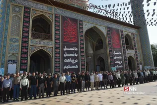 تشییع پیکر مطهر شهید «رضا زارع‌ مویدی» شهید مدافع امنیت در شیراز