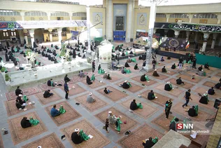 سوگواره ریحانه الحسین(ع) در حرم بانوی کرامت 