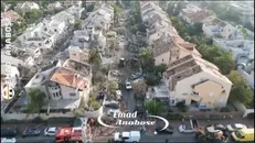 تصاویر جدید از آثار حمله موشکی ایران به ریشون لتزیون اسرائیل + فیلم