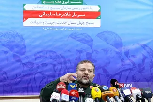 نشست خبری سردار غلامرضا سلیمانی