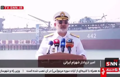 دریادار ایرانی: ناوشکن سهند برای اسکورت کشتی&zwnj;ها به ناوگان دریایی ایران الحاق شد