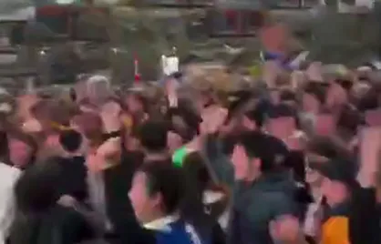 خوشحالی مردم استرالیا پس از برد مقابل ترکیه