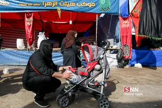 موکب دانشجویان دانشگاه صنعتی شریف در مرز مهران