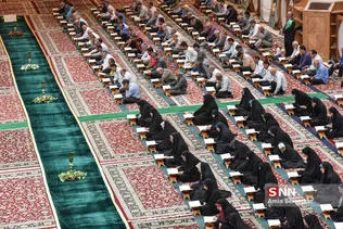 جزء خوانی حرم شاهچراغ