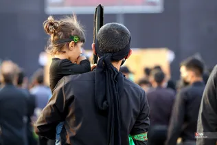 خیمه سوزان عصر عاشورا در میدان امام حسین