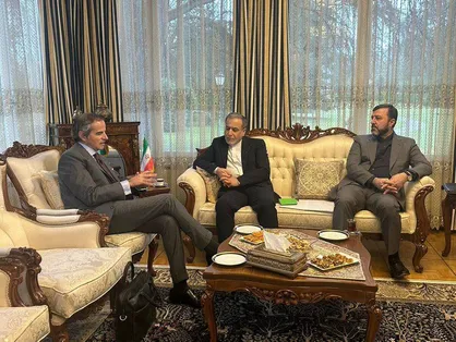 پیام مدیرکل آژانس بین المللی انرژی اتمی پس از دیدار با عراقچی
