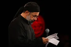 عزاداری شب چهارم محرم ۹۸ با مداحی حاج محمود کریمی +تصاویر