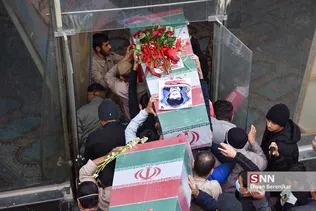 استقبال از پیکر ۹ شهید دوران دفاع مقدس در شیراز