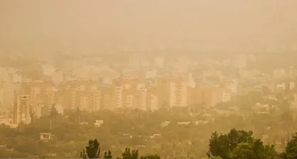 کاهش تدریجی آلودگی گرد و غبار در همدان