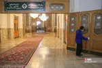  ضد عفونی کردن حرم حضرت فاطمه معصومه(س)