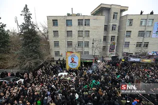 تشییع و تدفین شهید مدافع وطن محمد حسین حدادیان