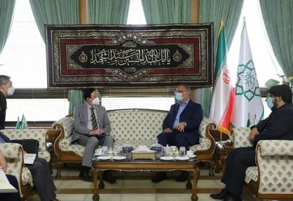 دیدار سفیر چین با شهردار تهران