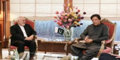 دیدار ظریف با عمران خان