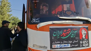 اعزام ۳۰ اتوبوس از شهرکرد به سمت تهران جهت شرکت در تشییع رهبر شهید