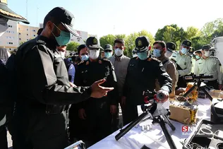 بازدید از دستاوردهای عملیاتی و کشفیات باند بزرگ سلاح و مهمات فاتب
