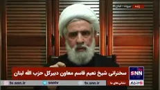 شیخ نعیم قاسم: عملیات‌های مقاومت اسلامی پس از شهادت سیدحسن نصرالله قوی‌تر و بدون وقفه ادامه خواهد یافت
