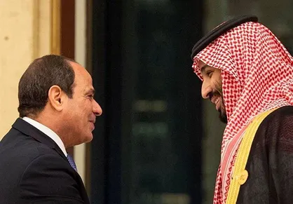 رئیس جمهور مصر با ولیعهد عربستان دیدار کرد