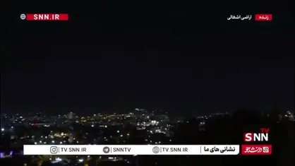 عبور موشک ها و پهپادهای ایرانی از آسمان قدس اشغالی به سمت تل آویو
