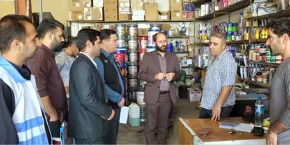 تشکیل ۶ پرونده تخلف صنفی در بازار هلیلان طی گشت مشترک نظارتی